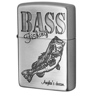 ZIPPO（ジッポー） 釣道 ブラックバス ‐ 釣り ライター 銀古美