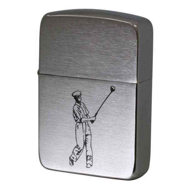 絶版/ヴィンテージ Zippo ジッポー 中古 2015年製造1941レプリカ GOLF 35号 [...