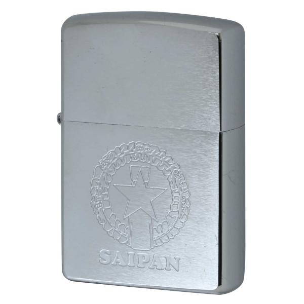 絶版/ヴィンテージ Zippo ジッポー 中古 2000年製造SAIPAN 北マリアナ諸島の旗のロゴ...