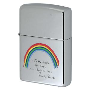 絶版/ヴィンテージ Zippo ジッポー 中古 2003年製造ZIPPO Paul Smith Rainbow 虹 [A]使用感少なく状態が良い