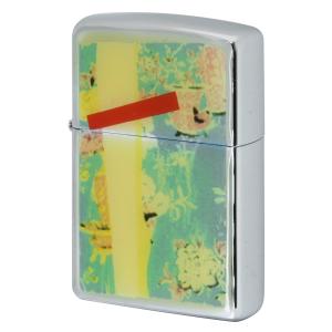 絶版/ヴィンテージ Zippo ジッポー 中古 2005年製造ZIPPO Paul Smith ティータイム ガーデン エポキシ樹脂 [A]使用感少なく状態が良い｜zippo-flamingo