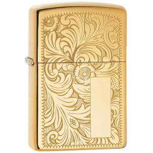 Zippo ジッポライター Venetian High Polish Brass 352B｜zippo-flamingo