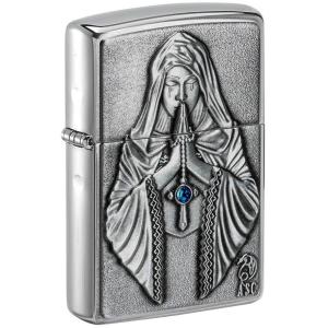 Zippo ジッポライター Anne Stokes Praying Woman Emblem 49756 メール便可｜zippo-flamingo