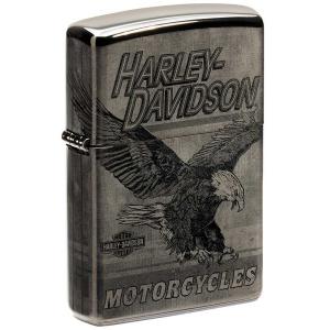 Zippo ジッポライター Harley-Davidson USAモデル 360度連続加工 ロゴデザイン 48360｜zippo-flamingo