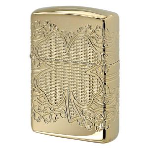 ZIPPO Zippo ジッポライター アーマー 四葉のクローバー 360度4面 
