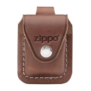 Zippo ジッポライター レザーケース ループ ブラウン LPLB｜Zippo専門店フラミンゴ Yahoo!店