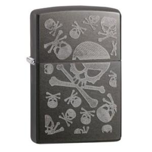 Zippo ジッポライター Skulls and Crossbones 28685 メール便可｜zippo-flamingo