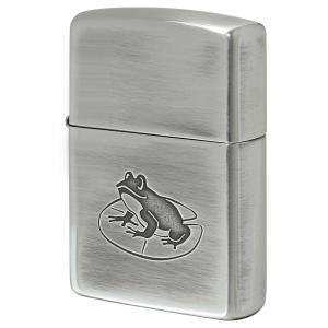 Zippo ジッポライター いきものモチーフ カエル メール便可｜zippo-flamingo