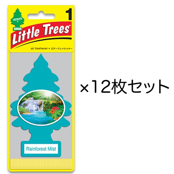 12枚セット Little Trees リトルツリー レインフォレスト・ミスト 1枚入り×12枚セッ...