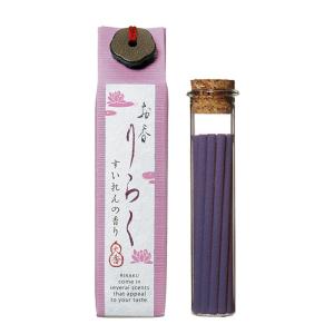 お香りらく すいれん 15本入 りらく　お香　すいれん　15本入│リラックス・癒しグッズ　お香・インセンス お香