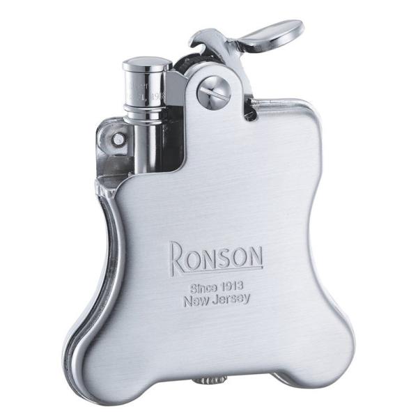 RONSON バンジョー R01-1030 クロームサテン フリントオイルライター ロンソン
