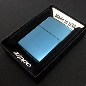 【ZIPPO】ジッポ/ジッポー   PVD加工  SAPPHIRE サファイアブルー  アウトレット 訳有り 20446