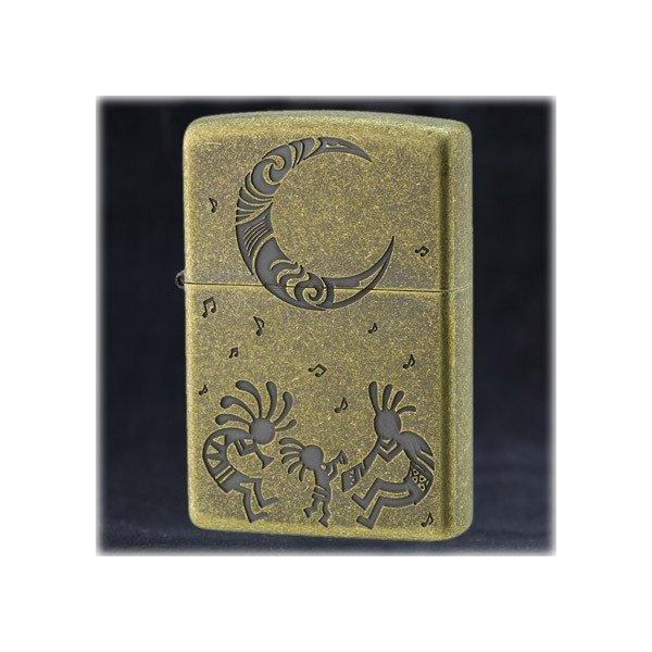 ZIPPO ジッポーライター ジッポライター ココペリ Kokopelli （B）ムーン BSいぶし