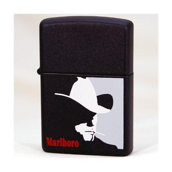 ZIPPO ジッポーライター ジッポライター Marlboro-マルボロ- マルボロマン BKマット...