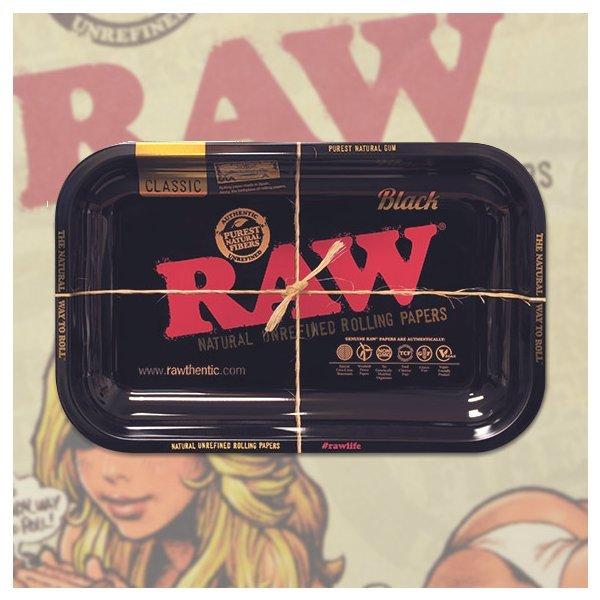 RAW メタルトレー ブラックゴールド スモール