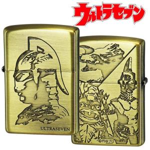 円*樂　未使用　ウルトラセブン　ジッポー＆タイピン 限定セット Zippo ジッポー ウルトラセブン アニメ キャラ ULTRASEVEN 銀メッキ