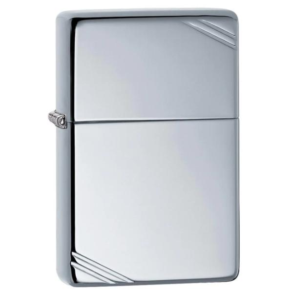 ZIPPO ジッポーライター #260 1937レプリカ ハイポリッシュクロムヴィンテージ コーナー...