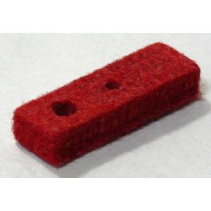 「レッドフェルト」赤色2穴タイプ