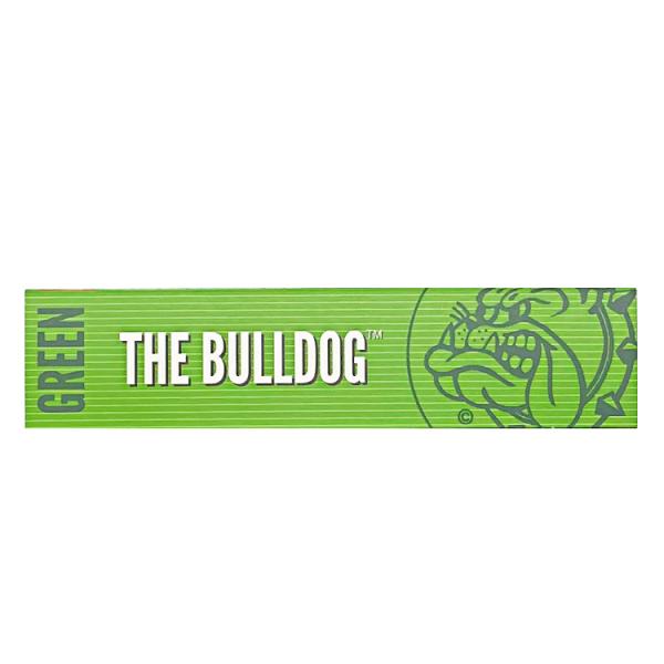 【メール便対応】 Bulldog Hemp Green キングサイズスリム 109mm ヘンプ グリ...