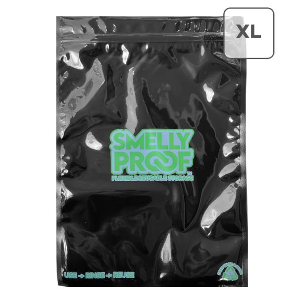 【メール便対応】 防臭ジップバッグ Smelly Proof XLサイズ ブラック
