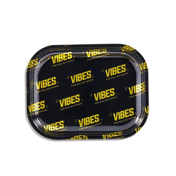 【メール便対応】 VIBES メタルローリングトレイ SIGNATURE ブラック スモール