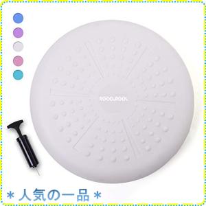 RGGD&RGGL バランスディスク 33* バランスクッション 体幹トレーニング ポンプ付き 耐荷重300kg 厚い アンチバース