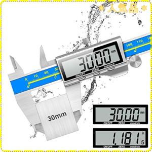 デジタル ノギス Mefine ノギス 電子 ステンレス鋼製 高精度 ノギス 150mm LCDディスプレー 外径 内径 深さ 段差 測定 高品質 防水防塵 靖防ぎ 耐衝撃 単位切替