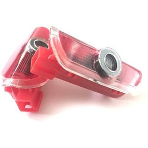 Hxqdt カーテシ LED カーテシランプ カーテシライト 簡単取り付け LED使用 ロゴ カーテシランプ 2個セット 配線不要 カーテシ カーテシ