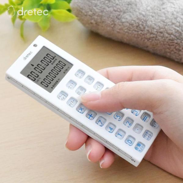 点滴タイマー 電卓付き ドリテック tt-101wt ホワイト dretec ゆうパケット発送につき...