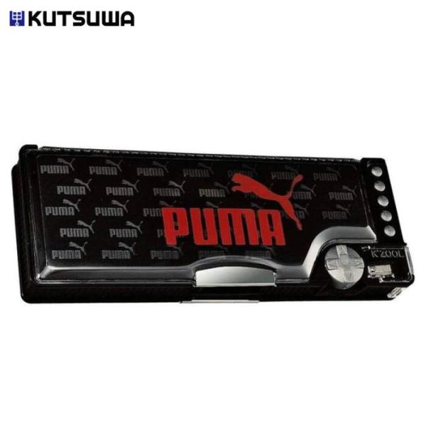 クツワ(Kutsuwa) プーマ 筆箱 ケズール筆入 2ドア CZ053D ゆうパケット発送につき日...