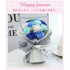 ソープフラワー 花束 ギフト ブーケ ボックス...の詳細画像3