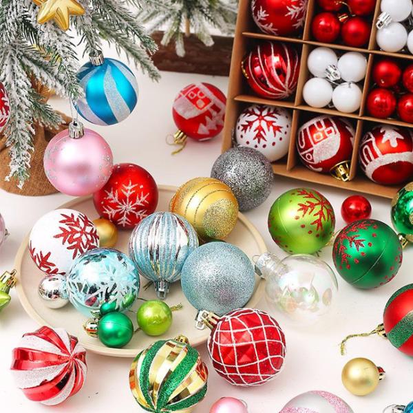 クリスマスツリー飾り クリスマス用 ボール オーナメント クリスマスツリー飾り クリスマスツリー ボ...
