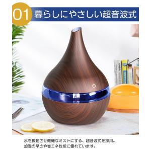 加湿器 1L ハイブリッド式 空気浄化 LED...の詳細画像4