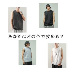 <2枚まとめ買いで送料無料>タンクトップメンズ...の詳細画像3
