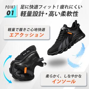 ゴルフシューズ メンズ スニーカー ゴルフ用 ...の詳細画像2