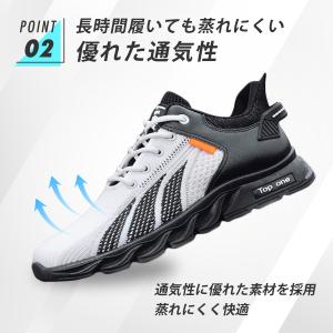 ゴルフシューズ メンズ スニーカー ゴルフ用 ...の詳細画像3