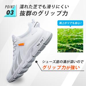 ゴルフシューズ メンズ スニーカー ゴルフ用 ...の詳細画像4