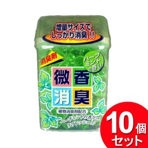 10個セット 朝日化学工業 微香消臭 ハーブミント 200g（まとめ買い_日用品_消臭剤）｜zkz