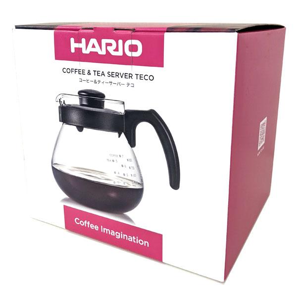 ハリオ HARIO コーヒー＆ティーサーバー テコ ブラック 1000mL TCR-100-B