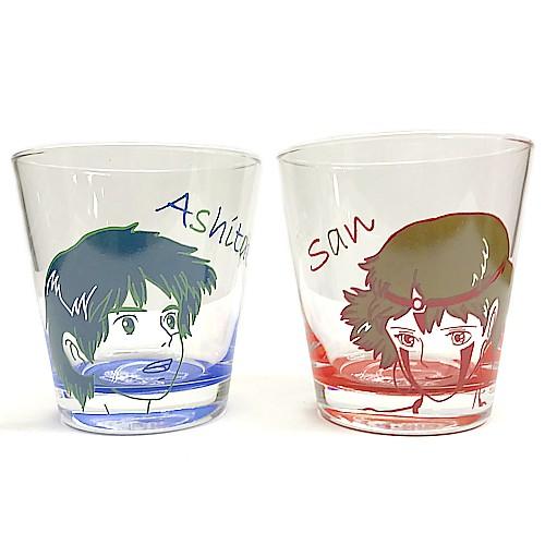 ジブリ食器 もののけ姫 絆ペアグラス San&amp;Ashitaka