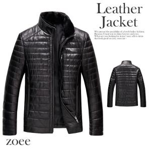 ムートンコート メンズ パッチワーク 本革 ラム テーラーカラー WFS