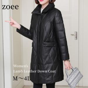 sankyo shokai 本革 レザーコート レディース ラム革 軽い 春 秋