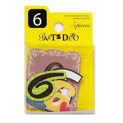 PARTＳ DECO 6 パーツデコ ゼットアンドケイ 贈り物 プレゼント ギフト  スクラップブッ...
