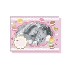 PHOTO FRAME CARD（フォトフレームカード） ガーリー&スウィーツ 贈り物 プレゼント ギフト [M便 5/25]｜zonart-kamika
