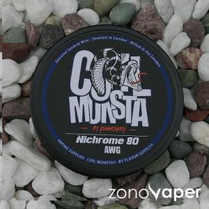 COIL MONSTA(コイルモンスター）Nichrome（ニクロム）80　22〜34AWG 30ft（ネコポス便送料300円引き対象商品*注意事項要確認）｜zonovaper