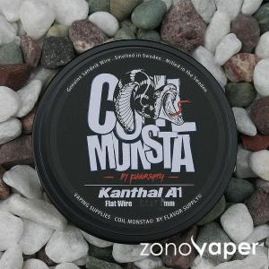 COIL MONSTA(コイルモンスター）Kanthal（カンタル）Flat wire 0.8×0.1mm（ネコポス便送料300円引き対象商品*注意事項要確認）｜zonovaper