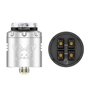 HELLVAPE Dead Rabbit デッドラビット3 6th Anniv EDN RDA 24mm Silver Black