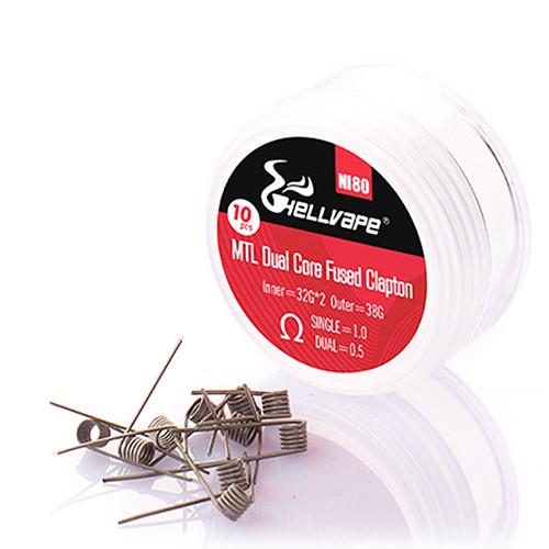 Hellvape ヘルベイプ Ni80 MTL Dual Core Fused Clapton Pr...
