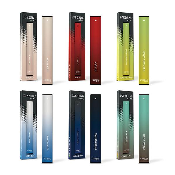 ICEBERGアイスバーグmini使い捨てポッド吸引回数約400回