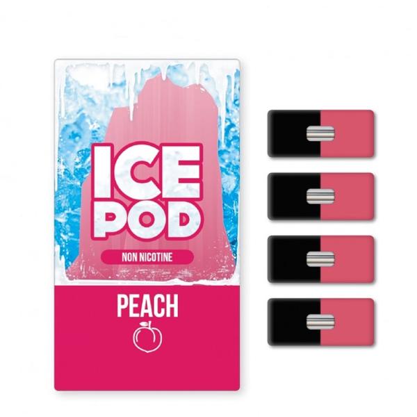 JUULジュール用ICE POD PEACH ピーチ（ネコポス便送料300円引き対象商品*注意事項要...